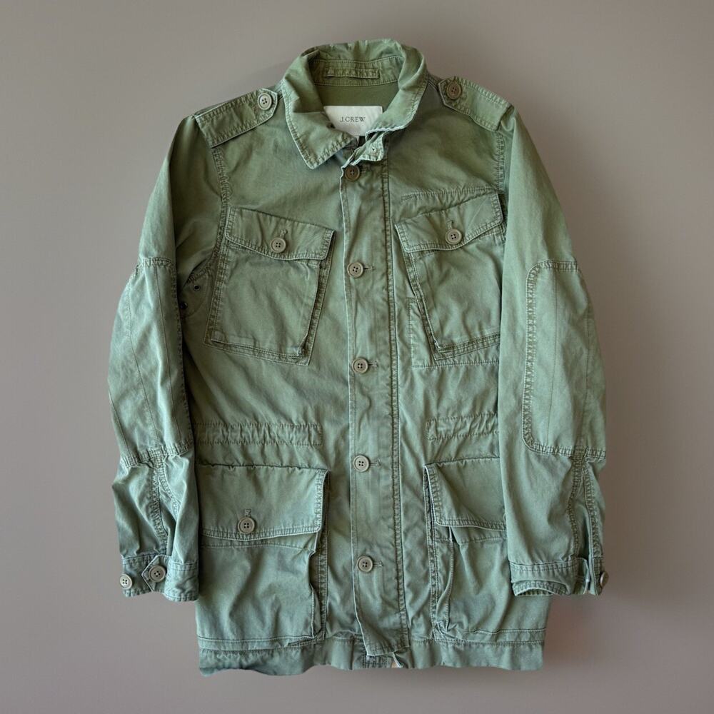 J Crew Military Jacket Women's Small Green M65 107 Field New York Outerwear